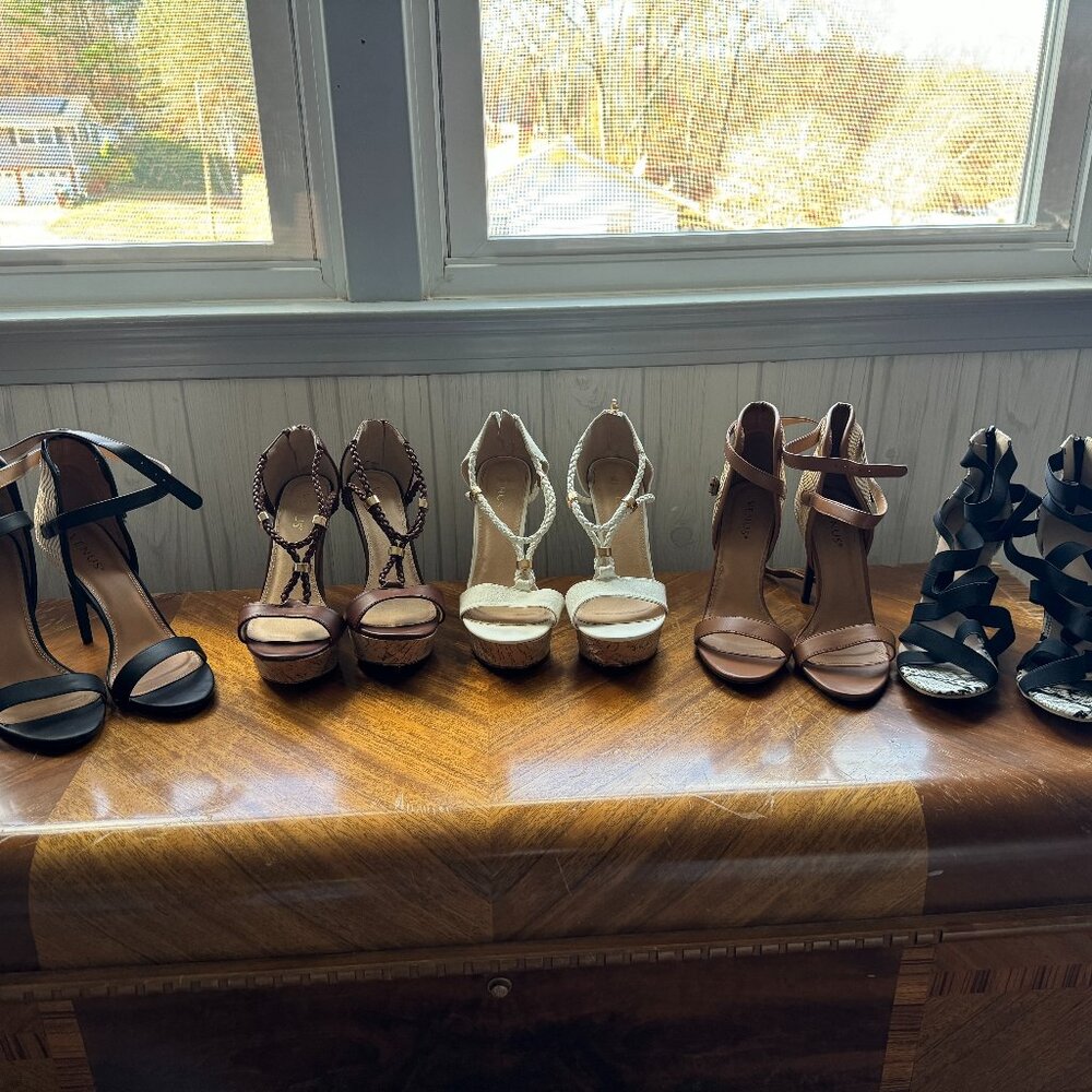 5 Pairs Womens shoes
